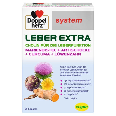 Doppelherz system LEBER EXTRA Frontansicht